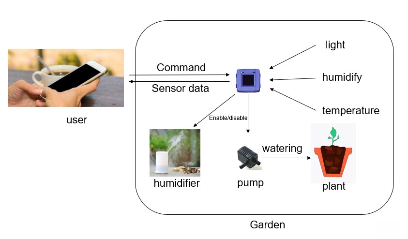 Botanical Garden Design with Rapid IoT