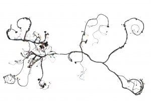 Car cable tree of smart communication network 