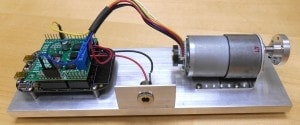 Figure 4: Third Generation Motor Vibration Test Setup