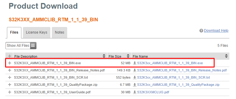 Download S32K3 AMMCLib