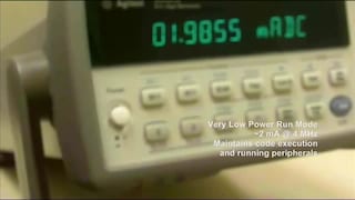 Cortex M4ベースのKinetis 20 50MHzマイクロコントローラの各動作モードにおける消費電力 - デモ